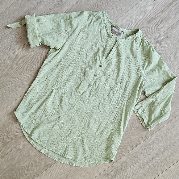 Royal Robbins Oasis Tunic II 3/4 Sleeve With Embroidered Detailing, Medium - Picture 2 of 15